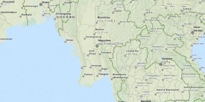 Gps χάρτη για τη Μιανμάρ