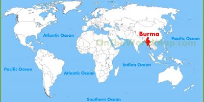 Βιρμανία θέση στο χάρτη
